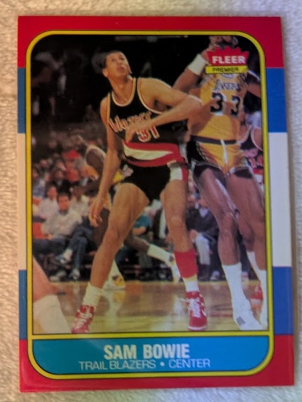 1986 Fleer SAM BOWIE #13